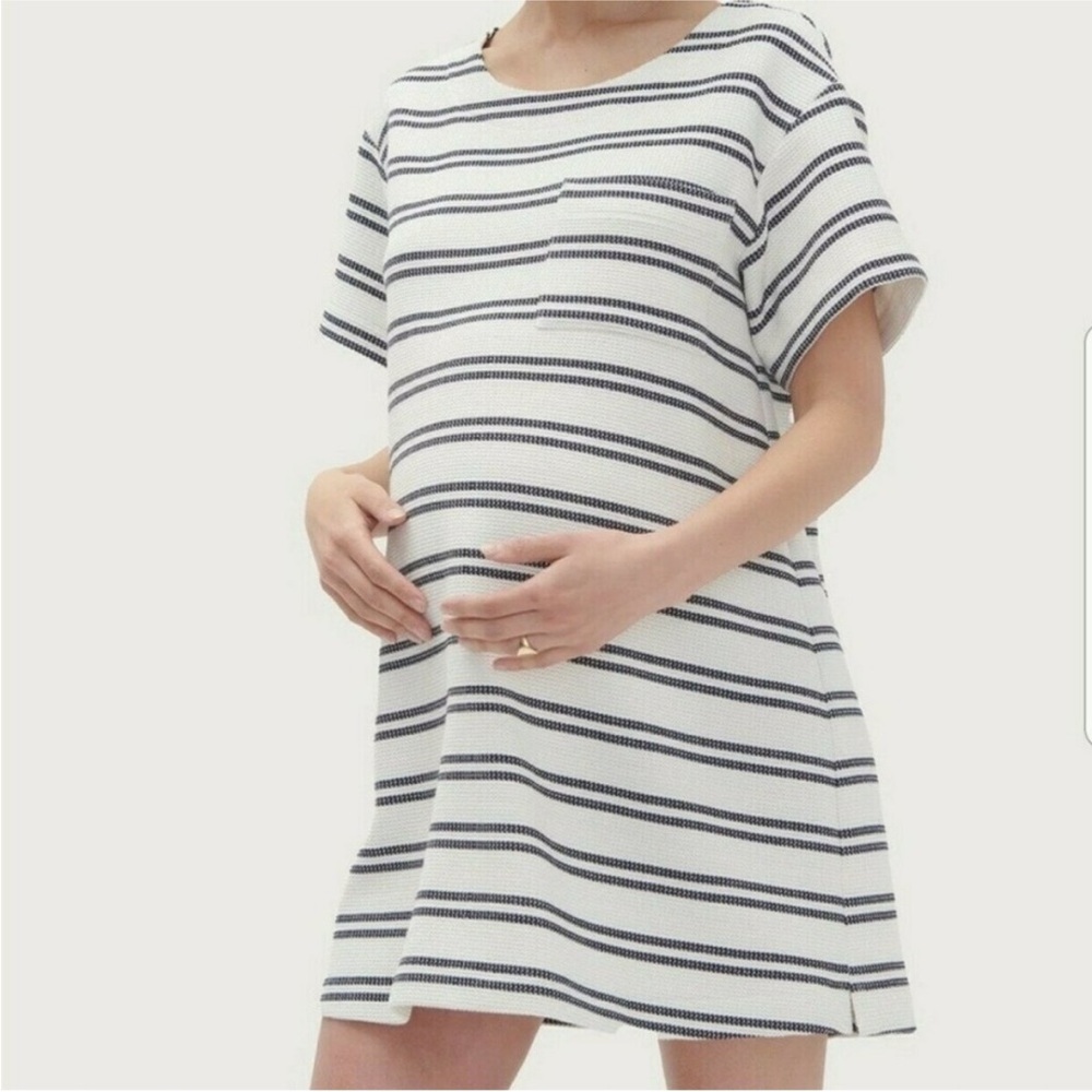 HATCH Maternity Black & White Dress